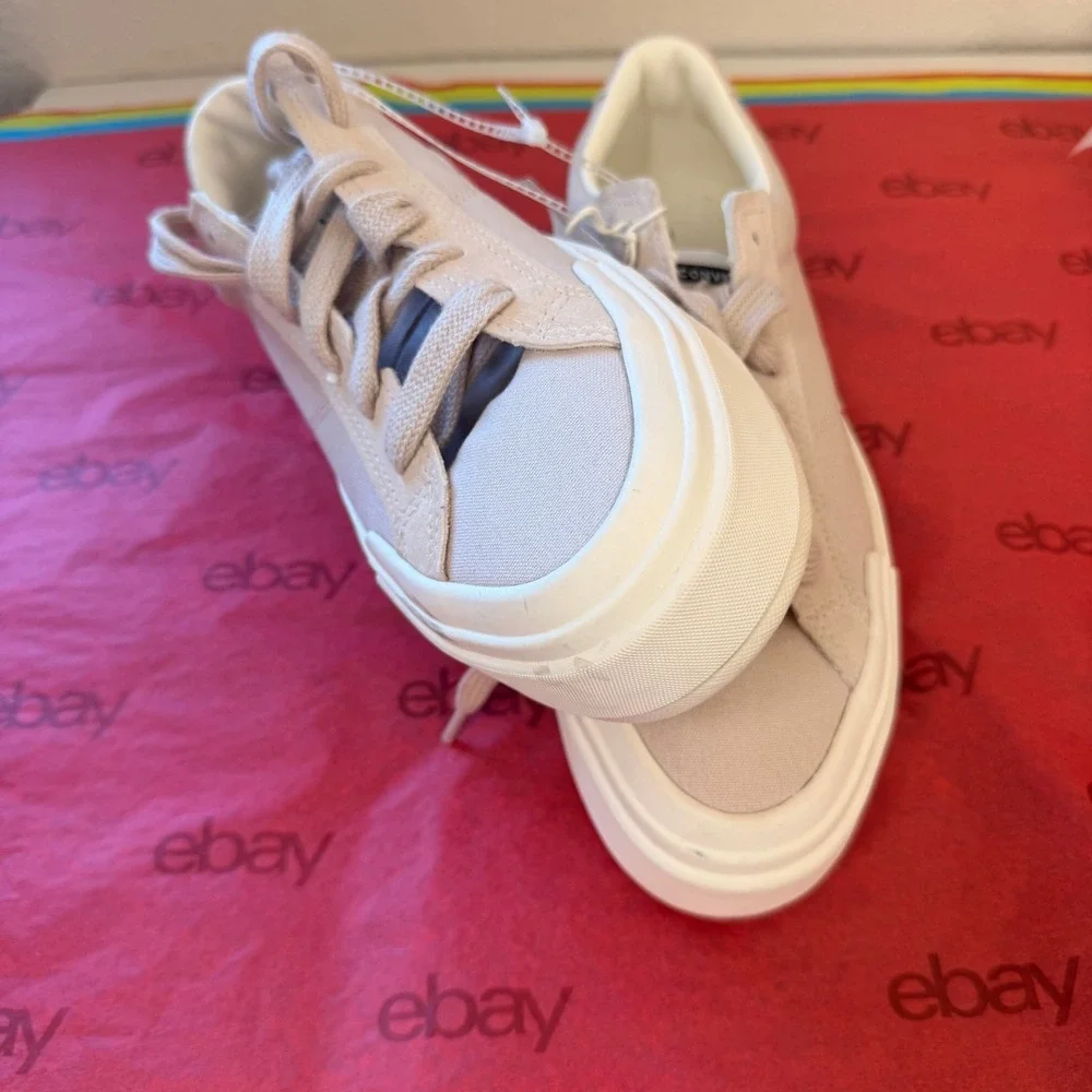 NEW Converse Chuck Taylor All Star Cruise Sneakers W12 M10.5 Beige PlatformRetro - Picture 6 of 15